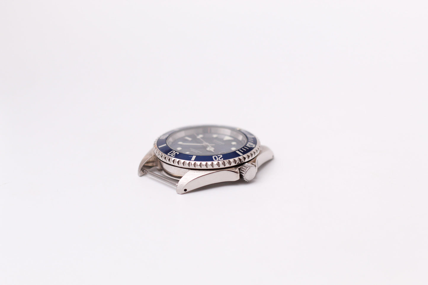 1990s Casio 'Baby Submariner' Marine Blue Dial Men's Wrist Watch