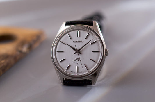 [Serviced] 1976 Seiko Lord-Matic Ivory Dial Men's Wrist-Watch