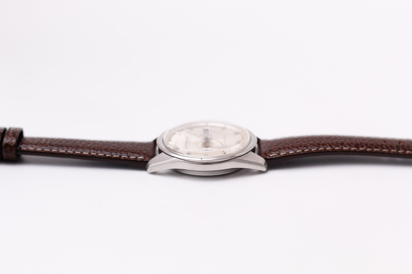 [Serviced] 1967 Seiko Sportsmatic Automatic Silver Sunburst Dial Men's Wrist Watch