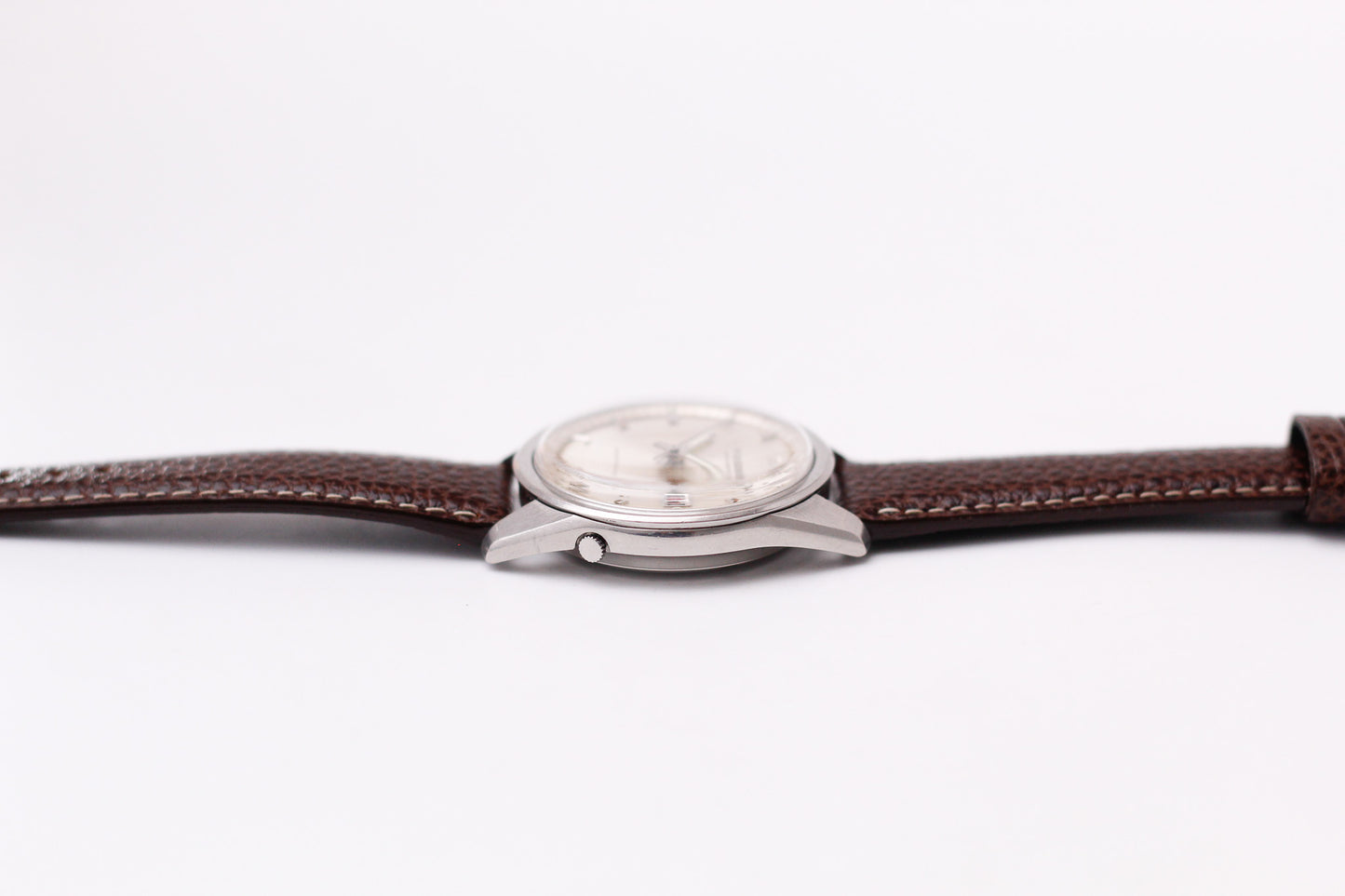 [Serviced] 1967 Seiko Sportsmatic Automatic Silver Sunburst Dial Men's Wrist Watch