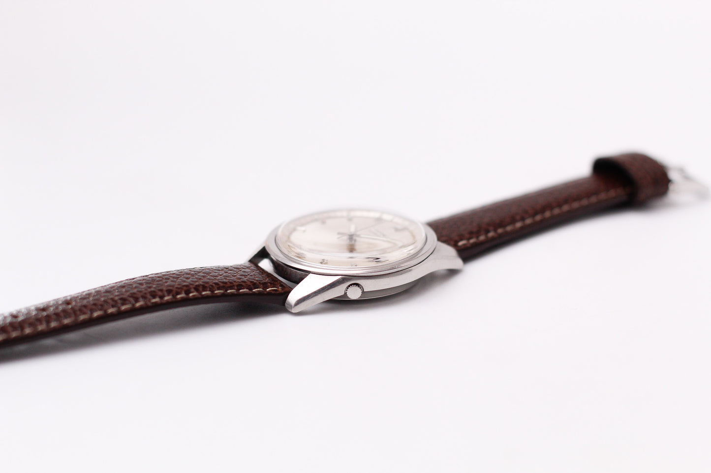 [Serviced] 1967 Seiko Sportsmatic Automatic Silver Sunburst Dial Men's Wrist Watch