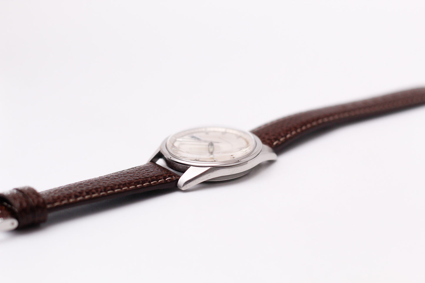 [Serviced] 1967 Seiko Sportsmatic Automatic Silver Sunburst Dial Men's Wrist Watch