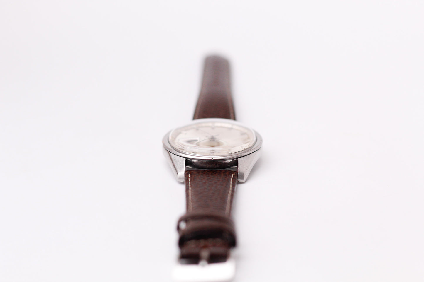 [Serviced] 1967 Seiko Sportsmatic Automatic Silver Sunburst Dial Men's Wrist Watch