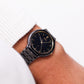 [Near Mint] 1993 Seiko Quartz SX Inky Black Dial Men's Wrist-Watch