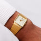 1993 Citizen Quartz Golden 'Tank' Men's Wrist-Watch