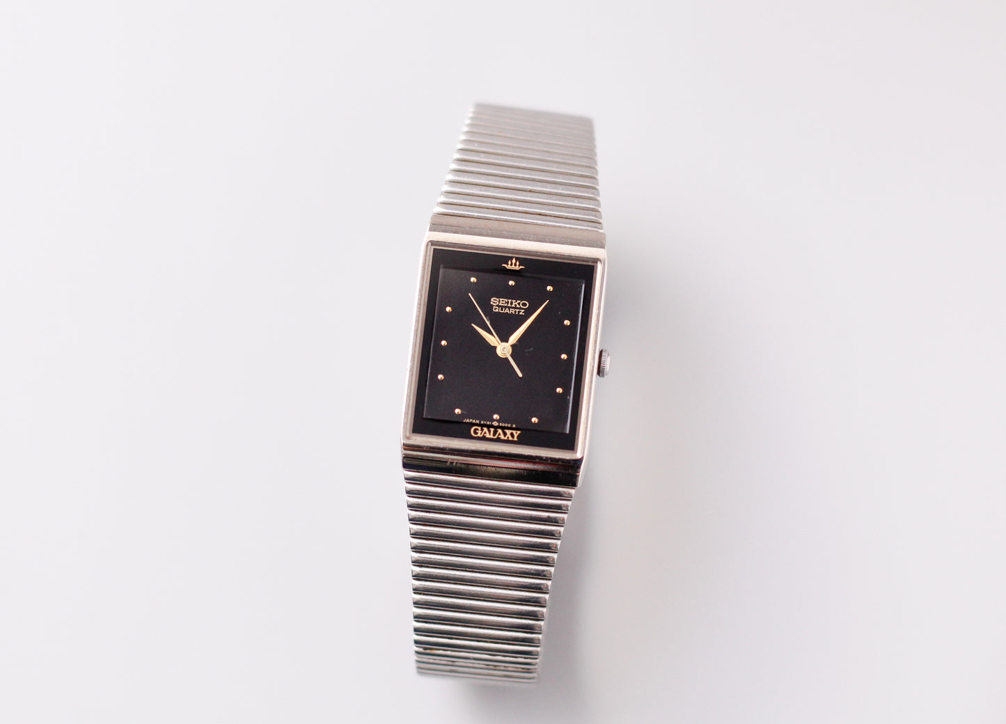 1987 Seiko Quartz Galaxy Inky Black Dial Men's Wrist-Watch