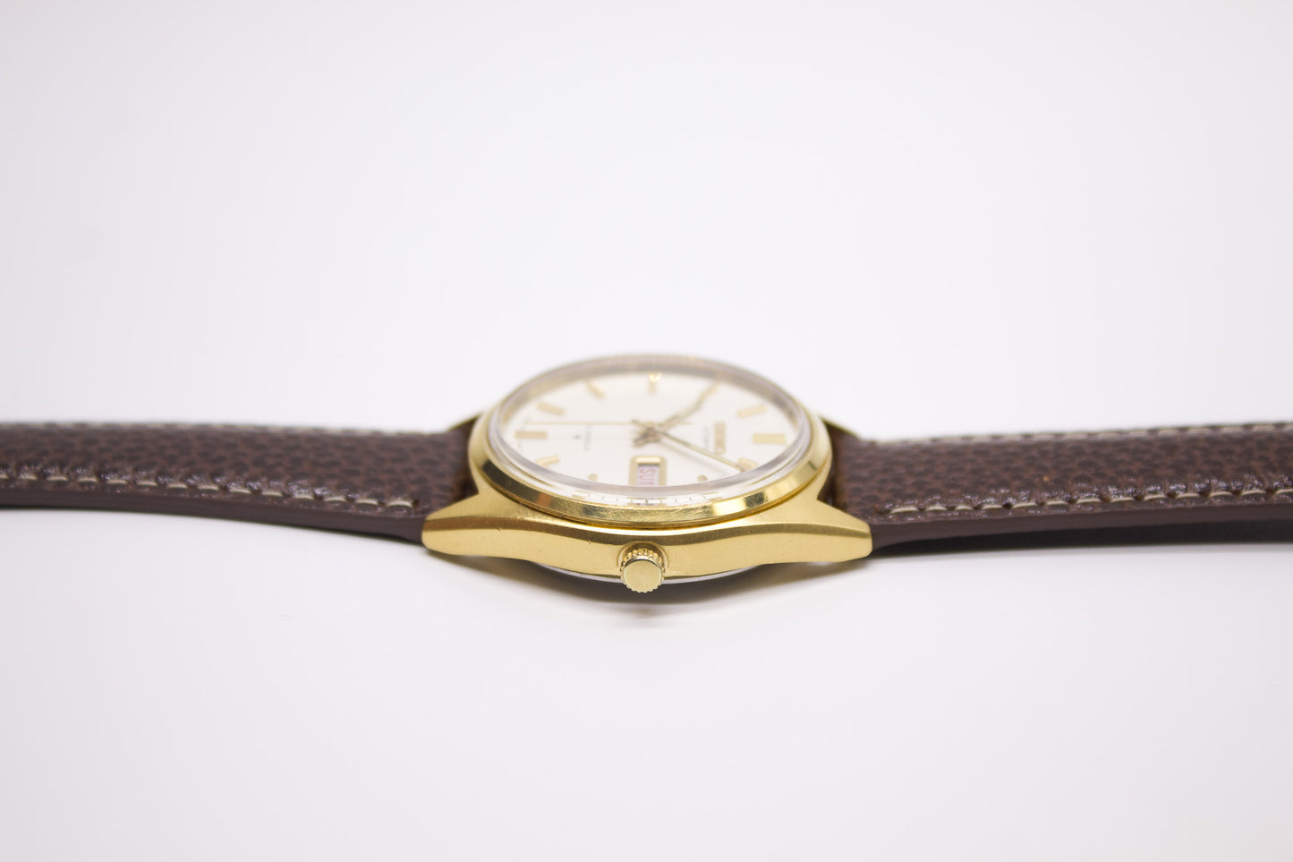 [Serviced] 1980 Seiko Automatic Stark White Dial Men's Wrist-Watch