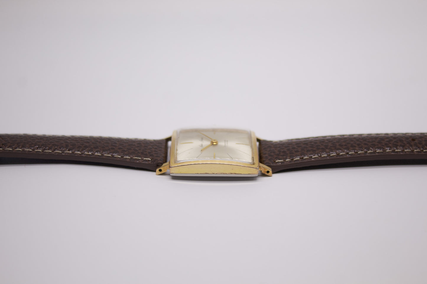 1950s Seiko Solar Silver Sunburst Dial Mechanical Men's Wrist-Watch