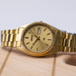 1987 Seiko SQ 'Baby President' Gold Toned Men's Wrist-Watch