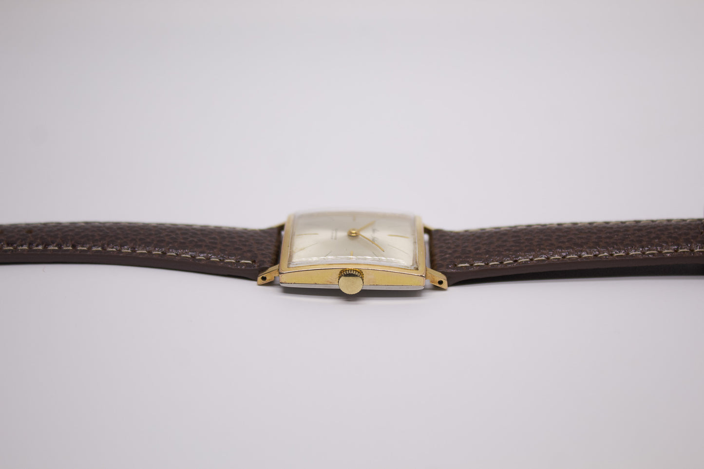 1950s Seiko Solar Silver Sunburst Dial Mechanical Men's Wrist-Watch