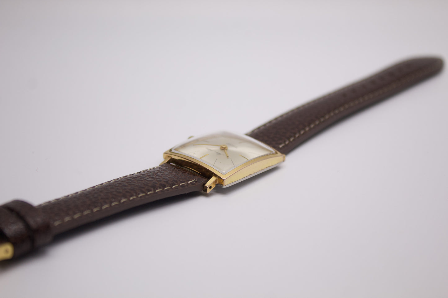 1950s Seiko Solar Silver Sunburst Dial Mechanical Men's Wrist-Watch