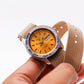 1980 Pulsar Quartz 'Pogue' Orange Sunburst Dial Men's Wrist-Watch