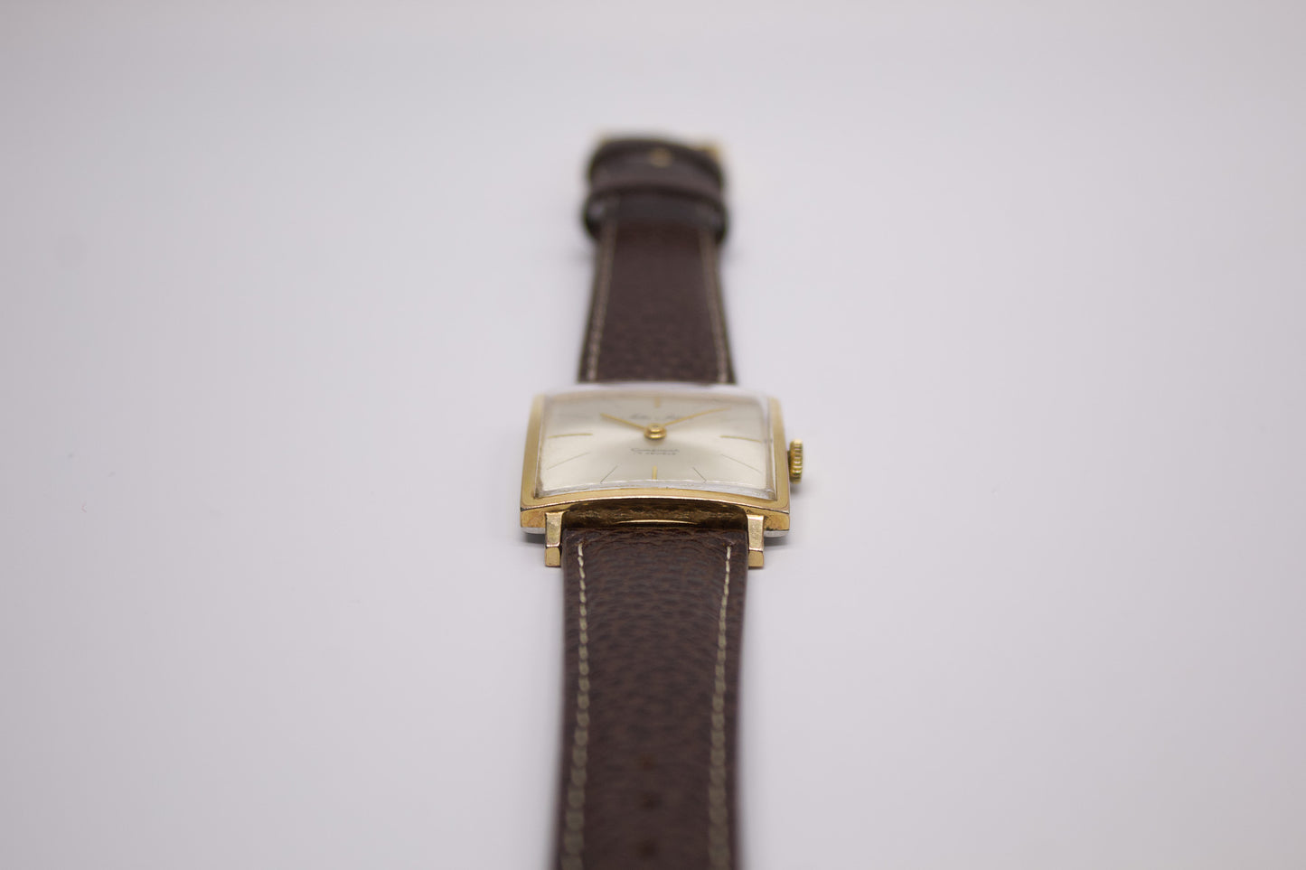 1950s Seiko Solar Silver Sunburst Dial Mechanical Men's Wrist-Watch