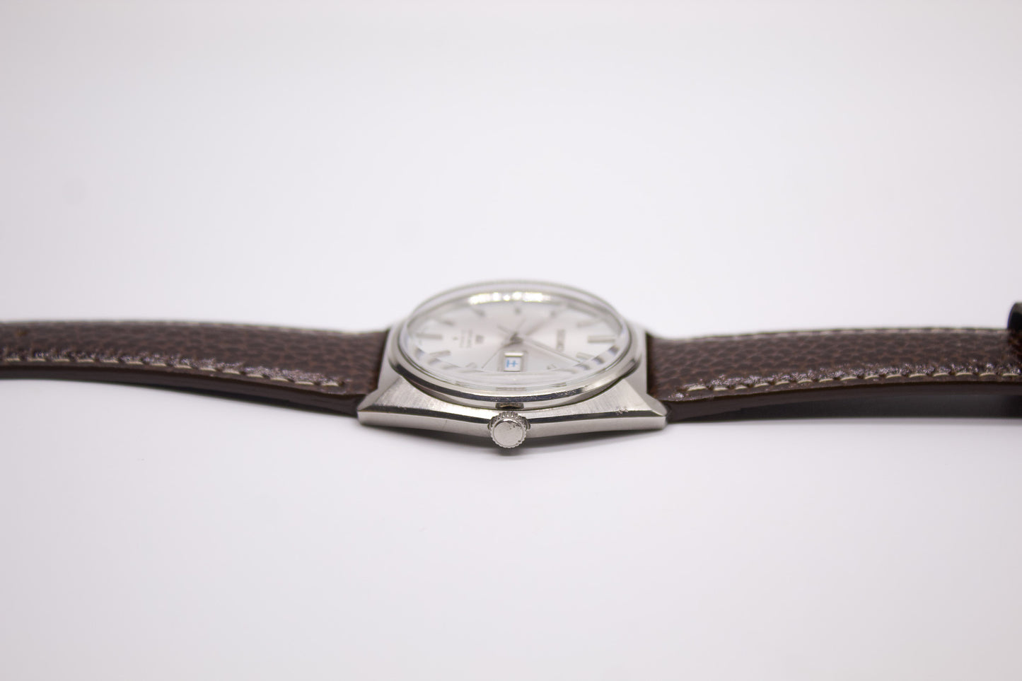 [Serviced] 1969 Seiko Lord-Matic Silver Sunburst Dial Men's Wrist-Watch