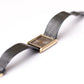 1985 Pulsar Quartz Gray Sunburst Dial Golden Tank Men's Wrist-Watch