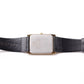 1985 Pulsar Quartz Gray Sunburst Dial Golden Tank Men's Wrist-Watch