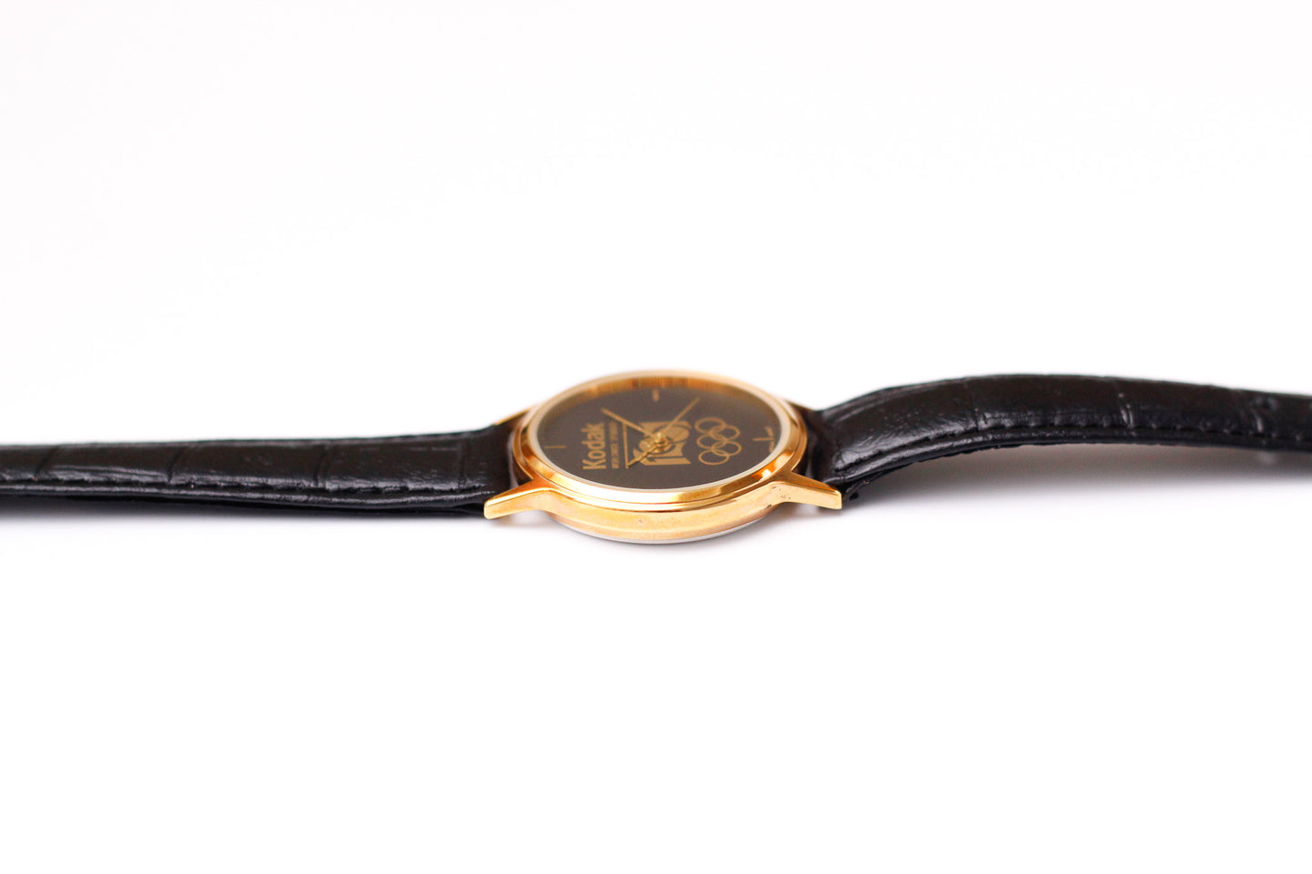 [New Old Stock] 1996 Kodak Quartz 100th Year Olympics Anniversary Men's Wrist-Watch W/Box