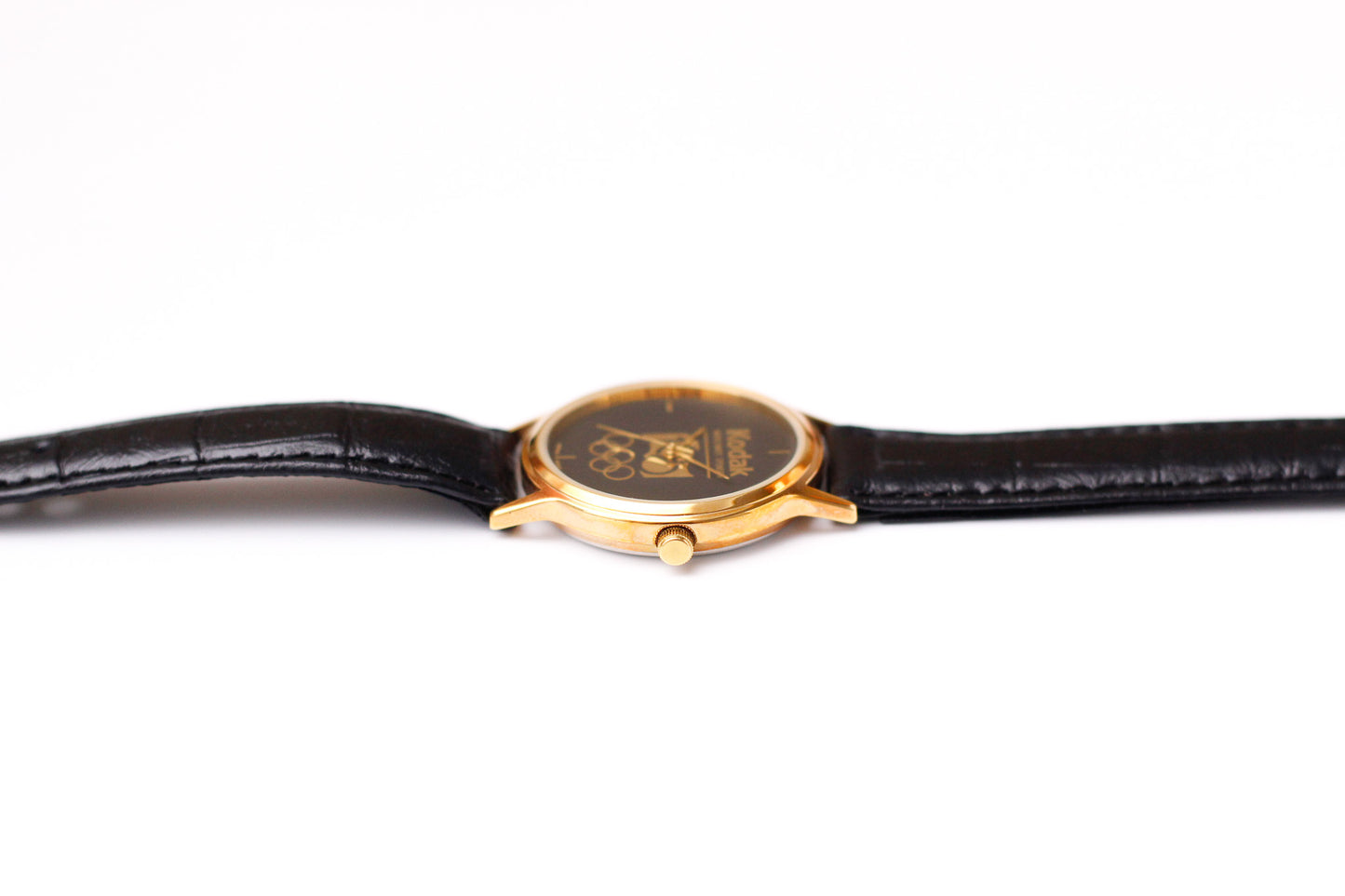 [New Old Stock] 1996 Kodak Quartz 100th Year Olympics Anniversary Men's Wrist-Watch W/Box