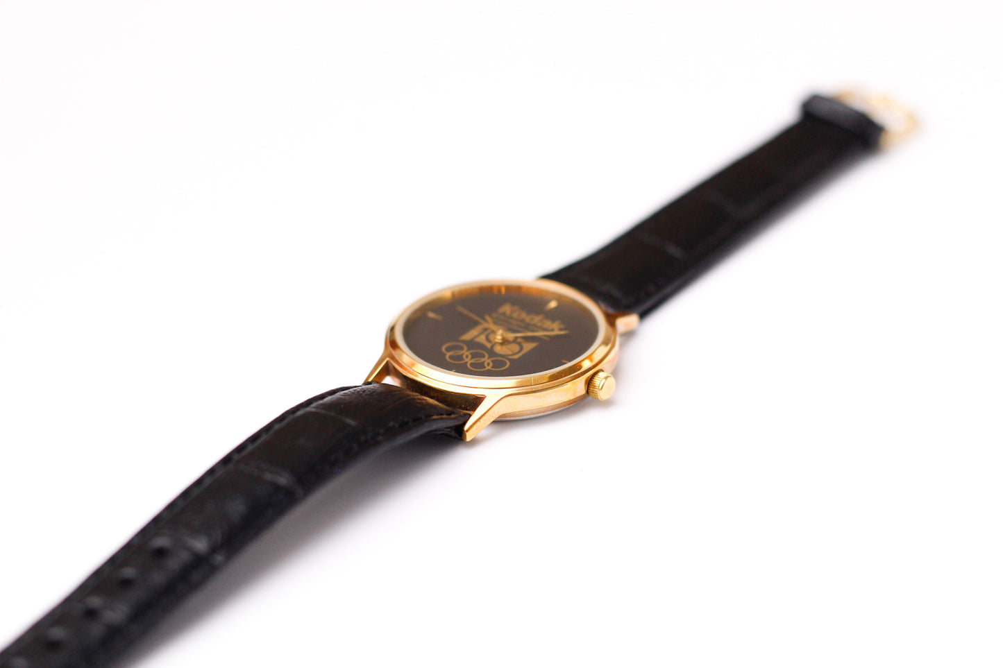[New Old Stock] 1996 Kodak Quartz 100th Year Olympics Anniversary Men's Wrist-Watch W/Box
