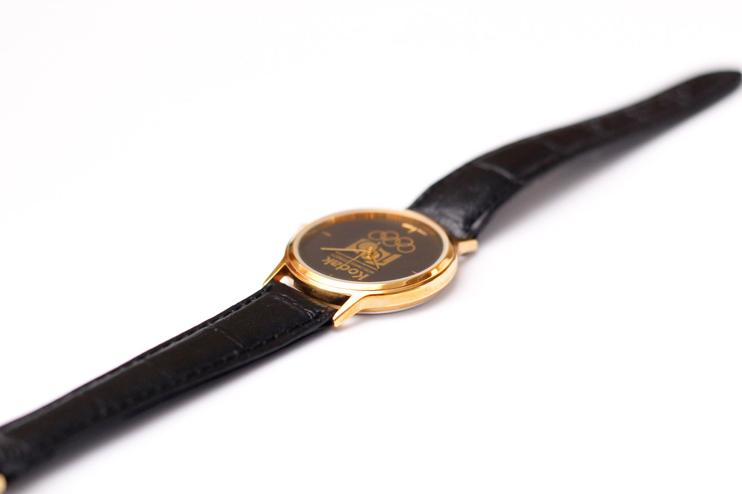 [New Old Stock] 1996 Kodak Quartz 100th Year Olympics Anniversary Men's Wrist-Watch W/Box
