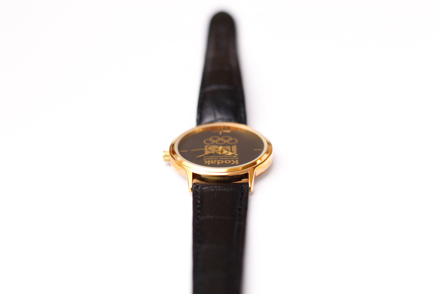 [New Old Stock] 1996 Kodak Quartz 100th Year Olympics Anniversary Men's Wrist-Watch W/Box