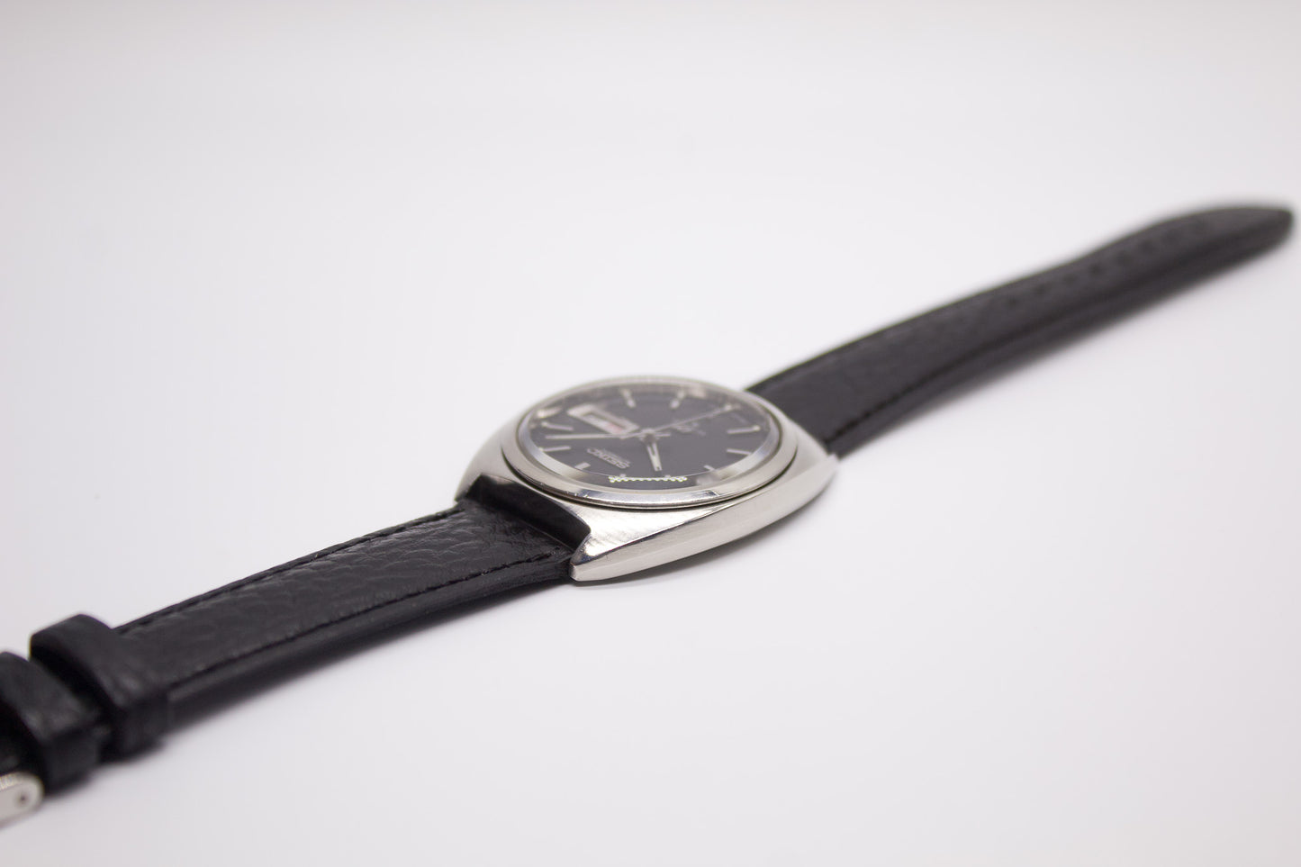 [Serviced] 1971 Seiko Lord-Matic Matte Midnight Black Dial Men's Wrist-Watch