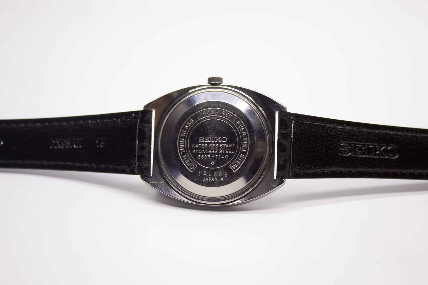 [Serviced] 1971 Seiko Lord-Matic Matte Midnight Black Dial Men's Wrist-Watch