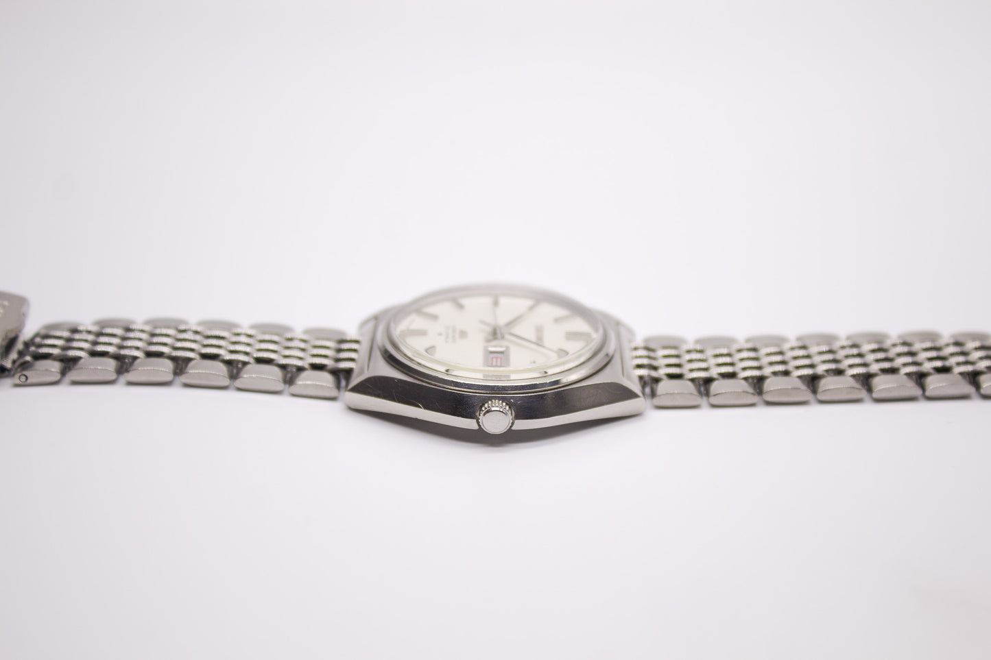 [Serviced] 1969 Seiko Lord-Matic Ivory Linen Dial Men's Wrist-Watch