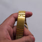 1993 Seiko Quartz Champagne Dial Gold Toned Men's Wrist-Watch