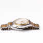 1980 Pulsar Quartz Stark White Dial Men's Two Tone Wrist Watch
