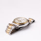 1980 Pulsar Quartz Stark White Dial Men's Two Tone Wrist Watch