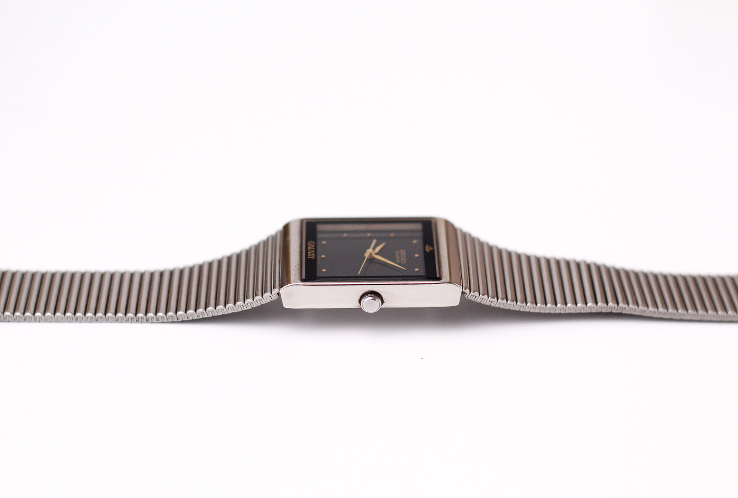 1987 Seiko Quartz Galaxy Inky Black Dial Men's Wrist-Watch