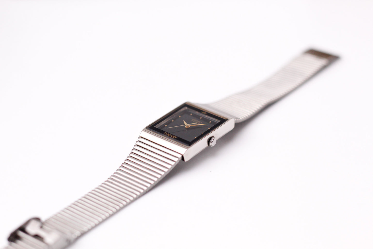 1987 Seiko Quartz Galaxy Inky Black Dial Men's Wrist-Watch
