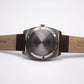1970s Caravelle Mechanical Silver Sunburst Dial Two Tone Men's Wrist-Watch