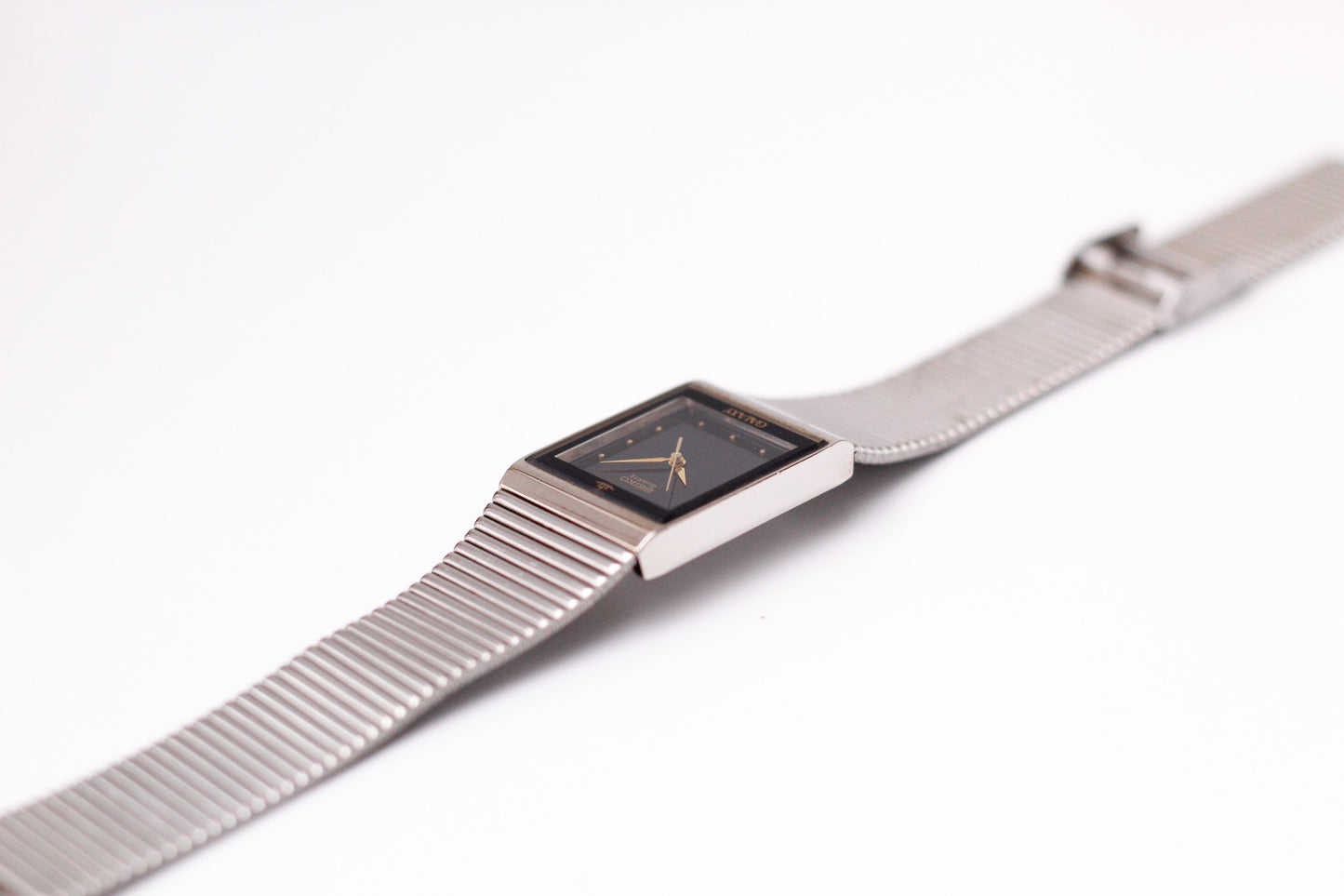 1987 Seiko Quartz Galaxy Inky Black Dial Men's Wrist-Watch