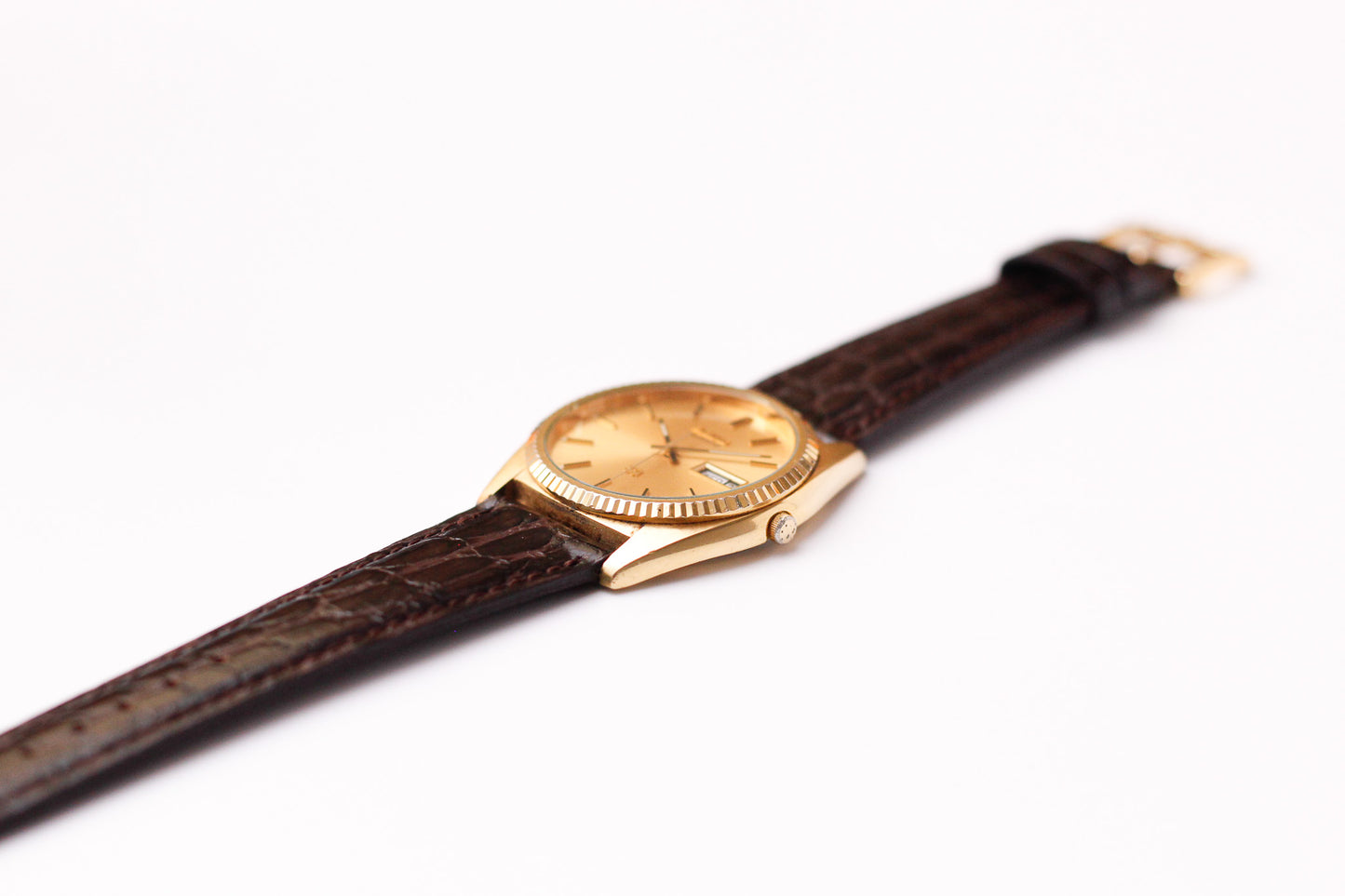 1992 Seiko SQ Baby Day-Date Men's Wrist-Watch