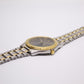 1997 Seiko Two Tone Quartz Sunburst Gray Dial Men's Wrist-Watch