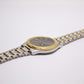 1997 Seiko Two Tone Quartz Sunburst Gray Dial Men's Wrist-Watch