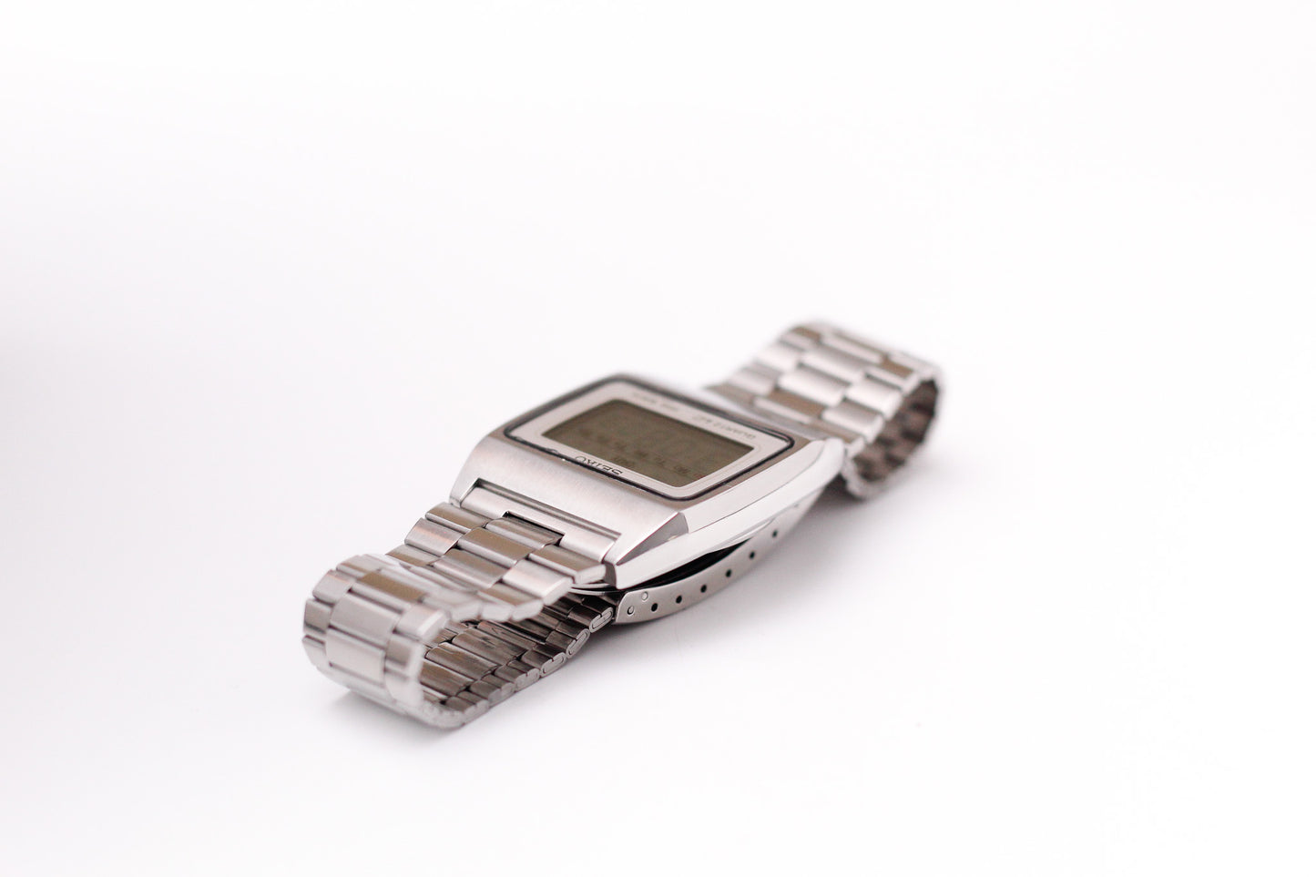 1977 Seiko Quartz LC Year-Month Digital Men's Wrist-Watch
