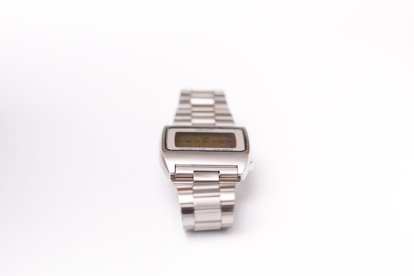 1977 Seiko Quartz LC Year-Month Digital Men's Wrist-Watch