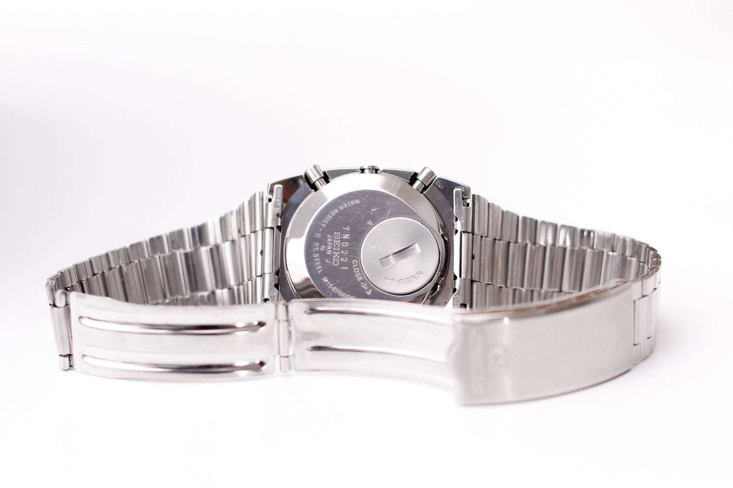 1977 Seiko Quartz LC Year-Month Digital Men's Wrist-Watch