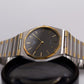 1993 Pulsar Quartz Gray Waffle Dial Two Tone Men's Wrist-Watch