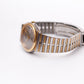 1985 Seiko SQ 100 Textured Gray Dial Two Tone Men's Wrist-Watch W/Box