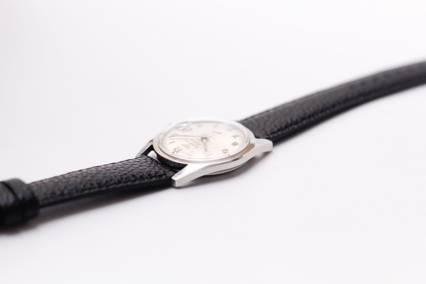 [Serviced] 1960s Wittnauer Automatic Silver Sunburst Dial Men's Wrist-Watch