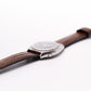 1979 Pulsar Quartz Straight Grain Gray Dial Men's Wrist-Watch