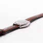 1979 Pulsar Quartz Straight Grain Gray Dial Men's Wrist-Watch
