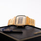 [Near Mint] Seiko Golden Quartz Digital Alarm-Chronograph Men's Wrist-Watch W/Box & Tag