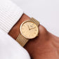 1982 Seiko Quartz Golden Dial 'Medallion Case' Men's Wrist-Watch