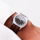 1979 Pulsar Quartz Straight Grain Gray Dial Men's Wrist-Watch