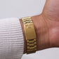 1987 Seiko SQ 'Baby President' Gold Toned Men's Wrist-Watch